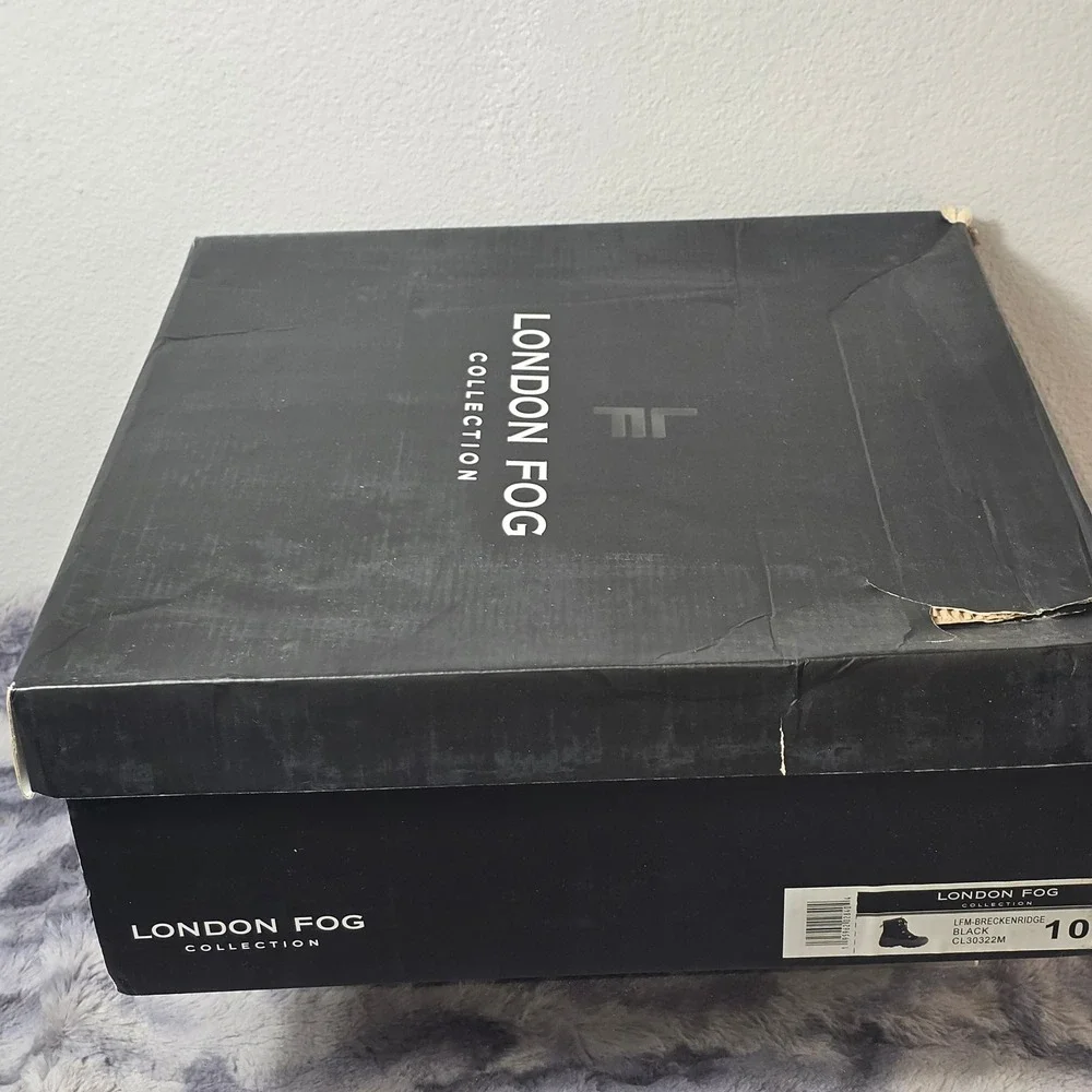 NWB London Fog Breckenridge Boots Black Insulated Waterproof‎  sZ 10